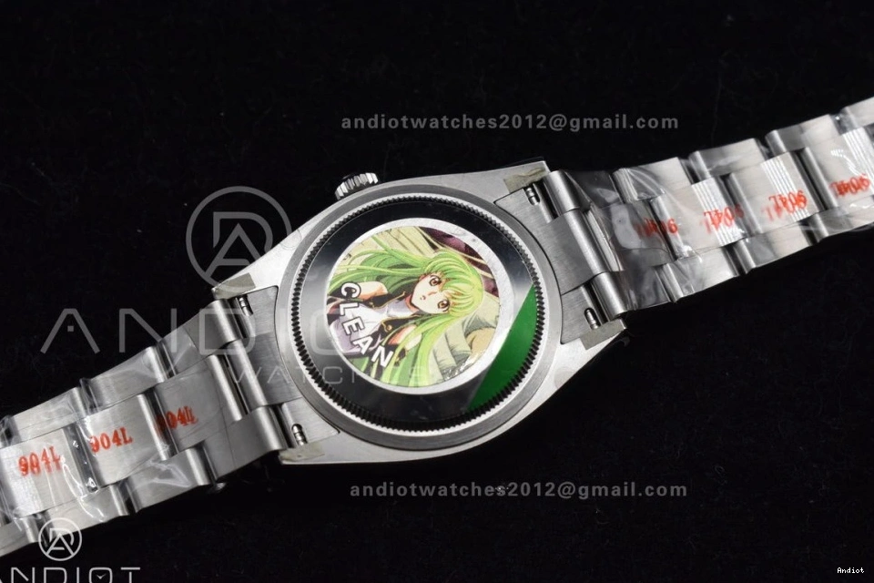 Steel Clean VR3230 36mm Oyster 1:1 Edition Best 904L 126000 Silver Perpetual Black 0405